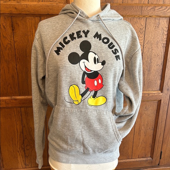 Disney MICKEY MOUSE Gray Pullover Hoodie❤️Size small - Picture 1 of 11